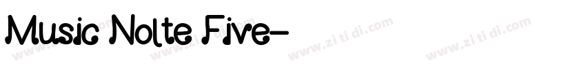 Music Note Five字体转换